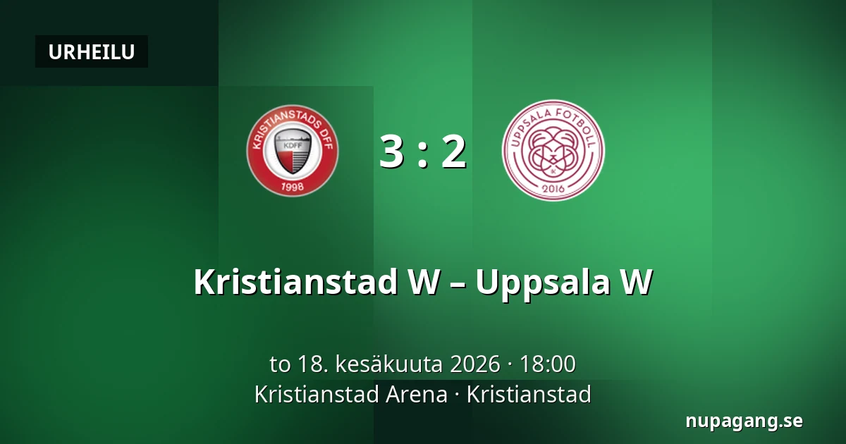 Kristianstad W – Uppsala W — Kristianstad Arena, Kristianstad