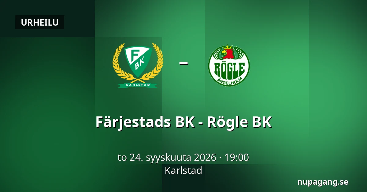 Farjestad – Rögle — Karlstad
