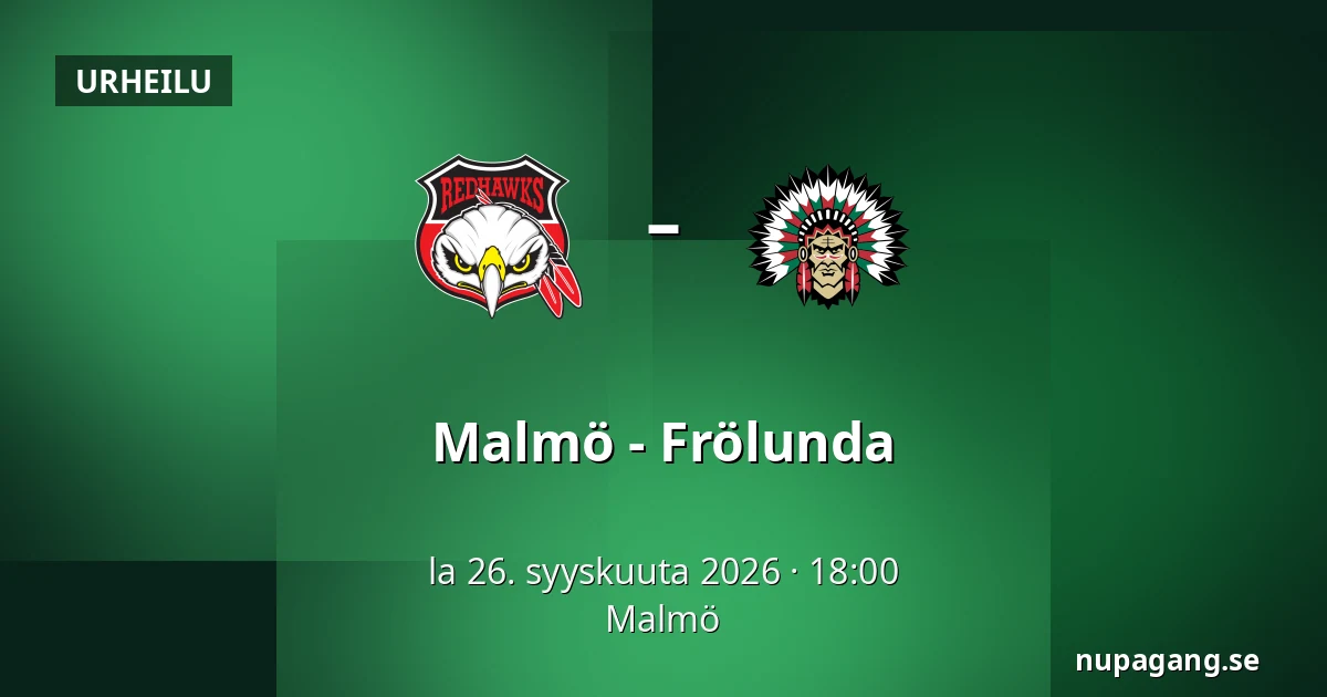 Malmo – Frölunda — Malmö