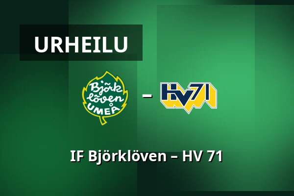 IF Bjorkloven – HV 71