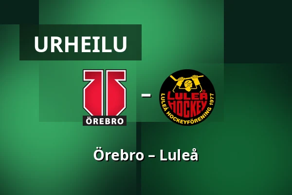 Orebro – Luleå — Örebro