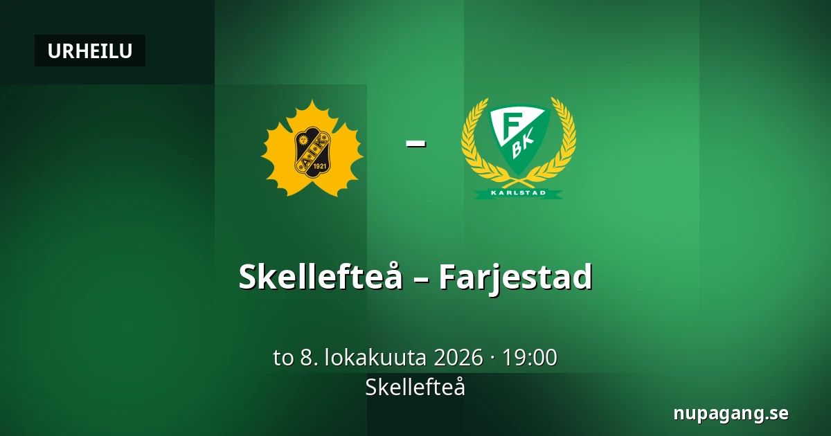 Skellefteå – Farjestad — Skellefteå