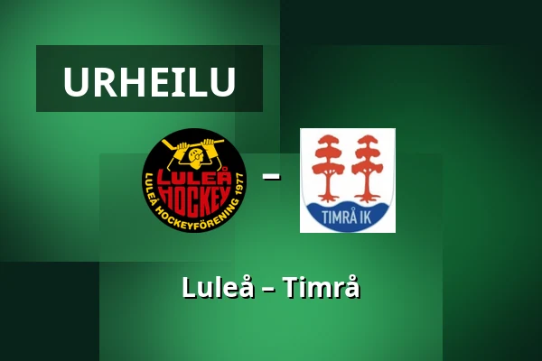 Luleå – Timrå — Luleå