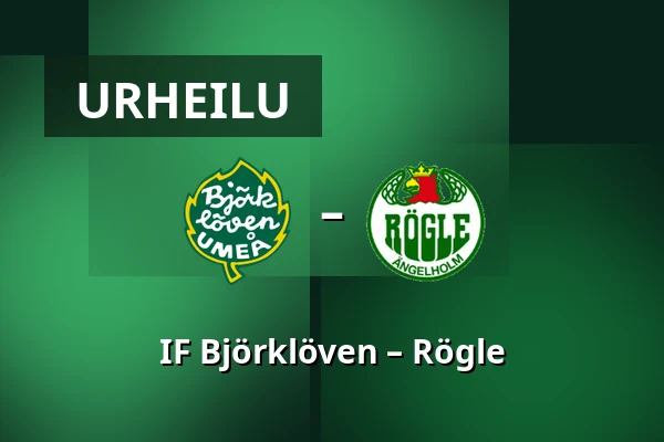 IF Bjorkloven – Rögle — Umeå