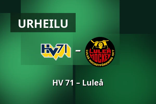 HV 71 – Luleå — Jönköping