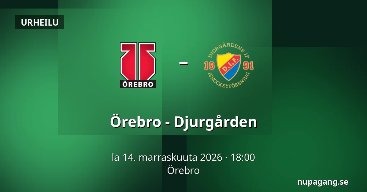 Orebro – Djurgarden — Örebro