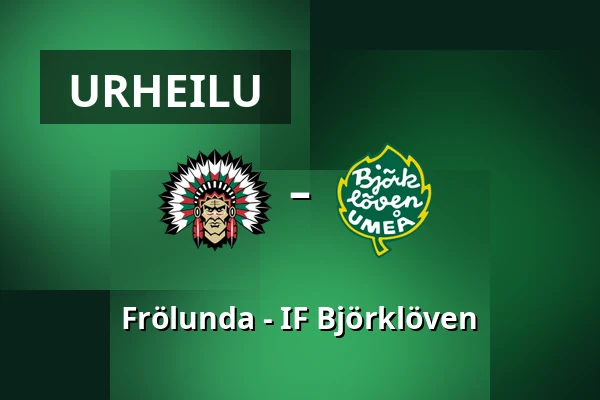 Frölunda – IF Bjorkloven — Göteborg