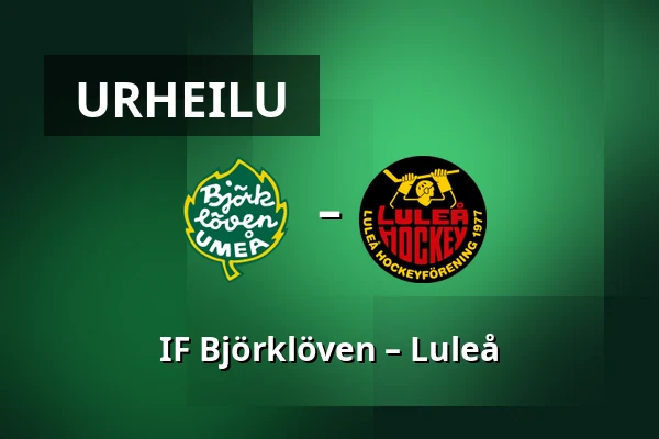 IF Bjorkloven – Luleå — Umeå