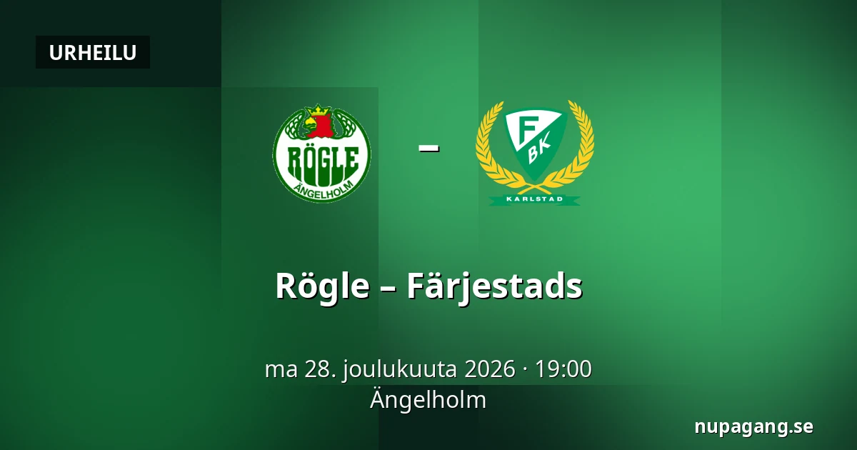 Rögle – Farjestad — Ängelholm