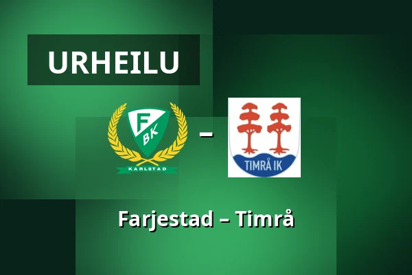 Farjestad – Timrå — Karlstad