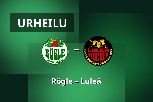Rögle – Luleå — Ängelholm