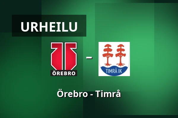 Orebro – Timrå — Örebro