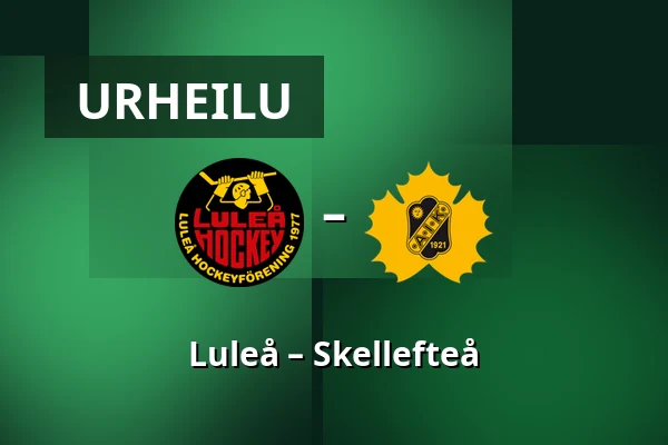 Luleå – Skellefteå — Luleå