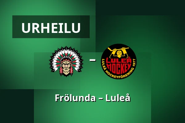 Frölunda – Luleå — Göteborg