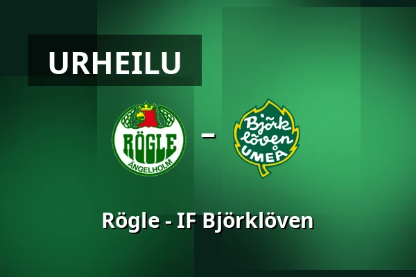 Rögle – IF Bjorkloven — Ängelholm