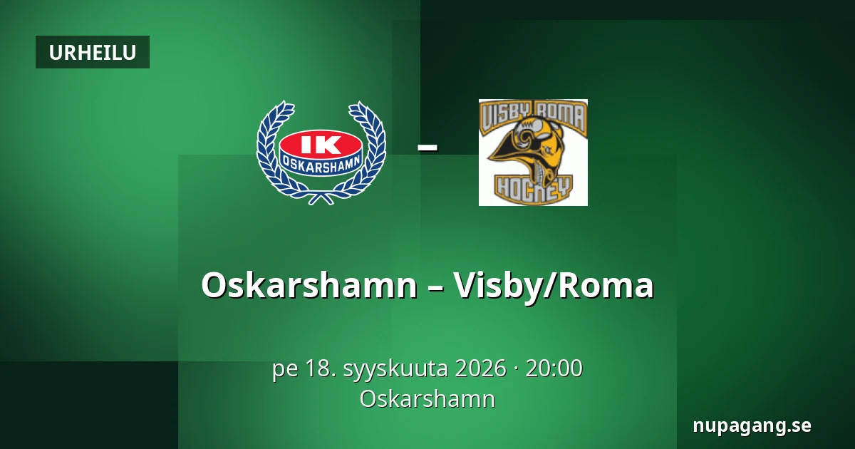 Oskarshamn – Visby/Roma — Oskarshamn