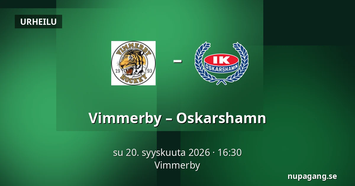 Vimmerby – Oskarshamn — Vimmerby