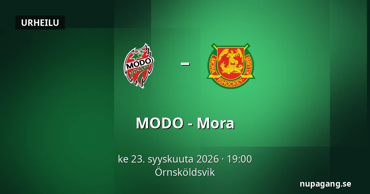 MODO – Mora — Örnsköldsvik