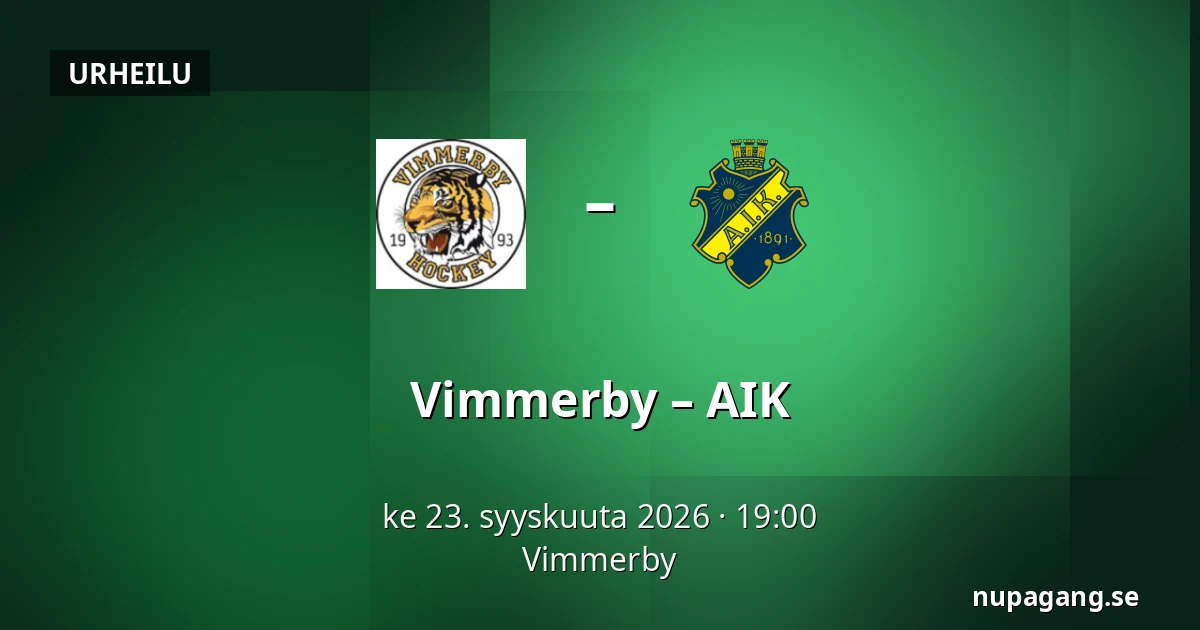 Vimmerby – AIK — Vimmerby