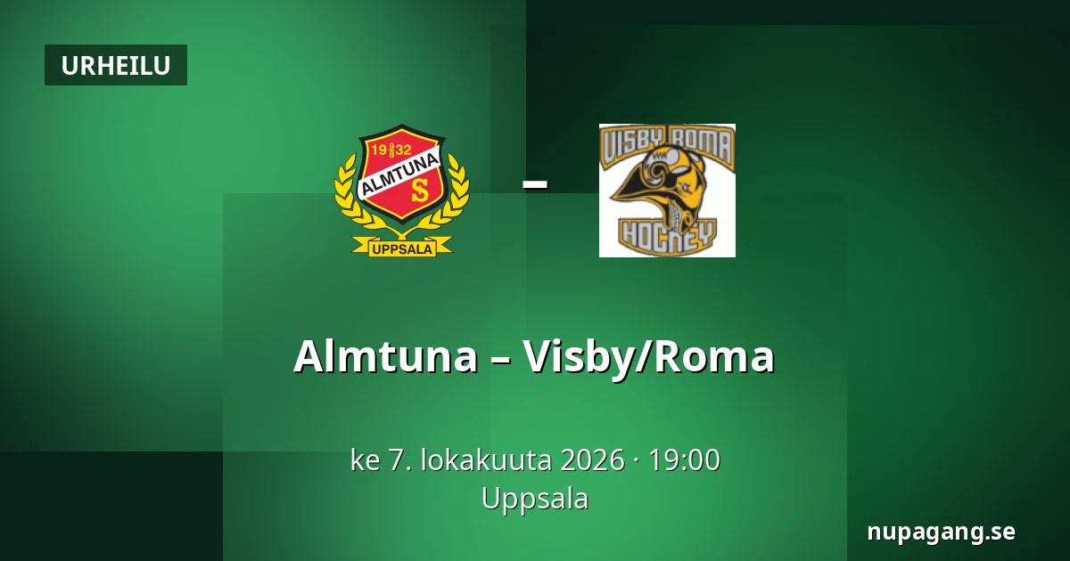Almtuna – Visby/Roma — Uppsala