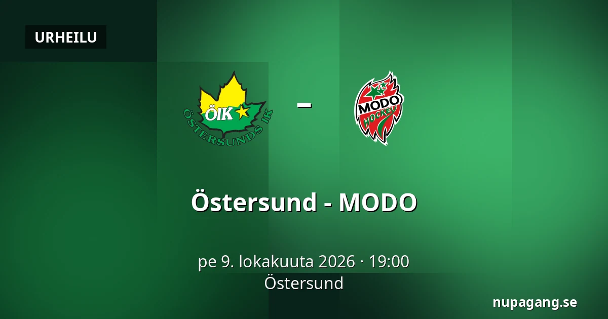 Ostersund – MODO — Östersund