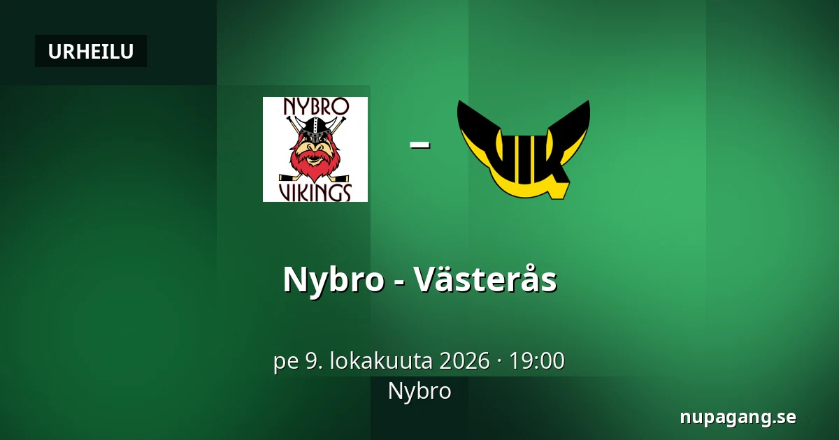 Nybro – Vasteras — Nybro