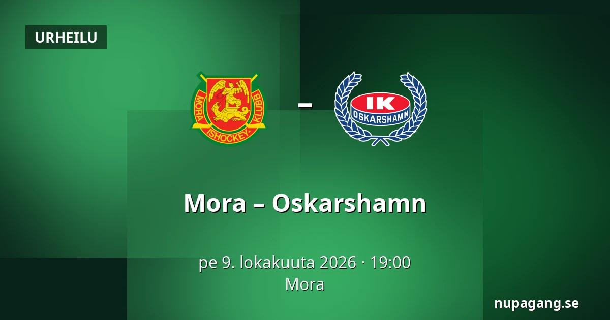 Mora – Oskarshamn — Mora