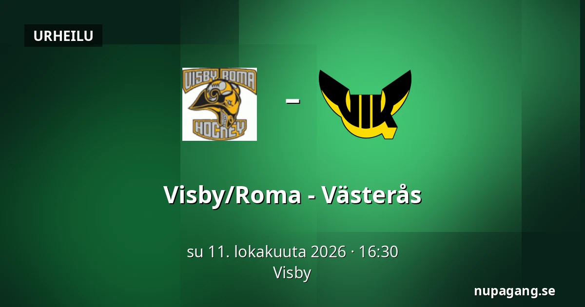 Visby/Roma – Vasteras — Visby