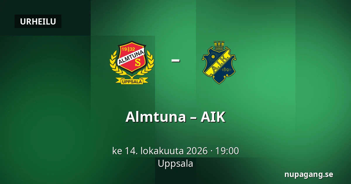 Almtuna – AIK — Uppsala