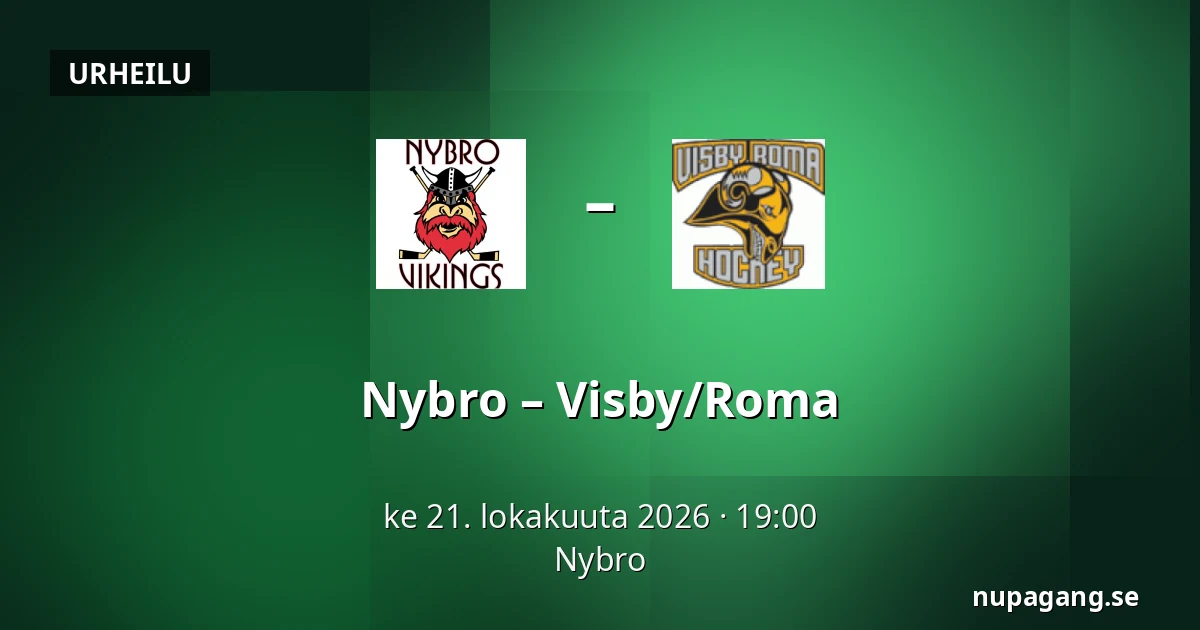 Nybro – Visby/Roma — Nybro