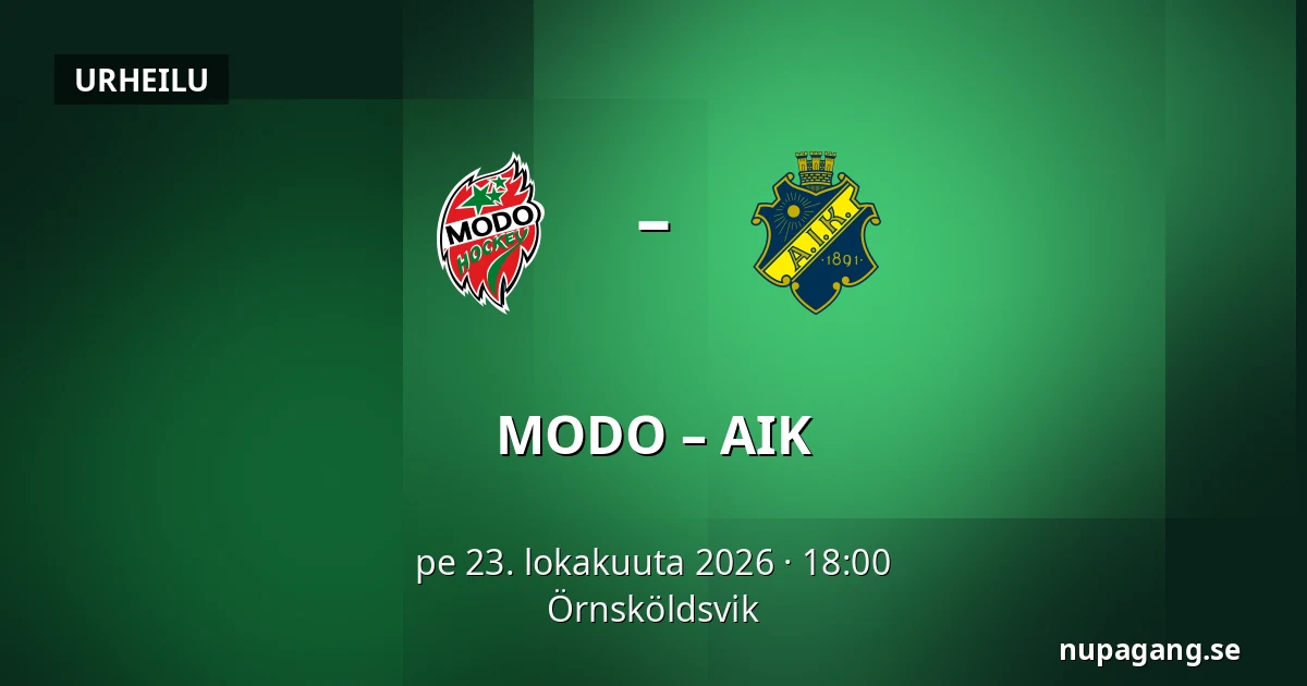 MODO – AIK — Örnsköldsvik
