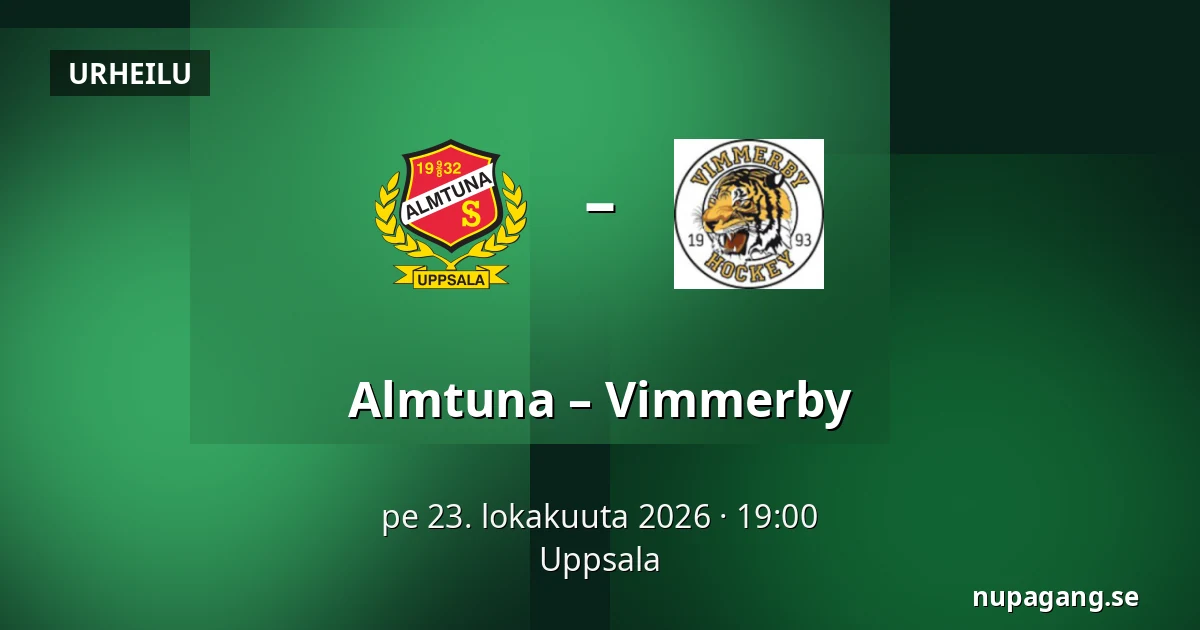 Almtuna – Vimmerby — Uppsala