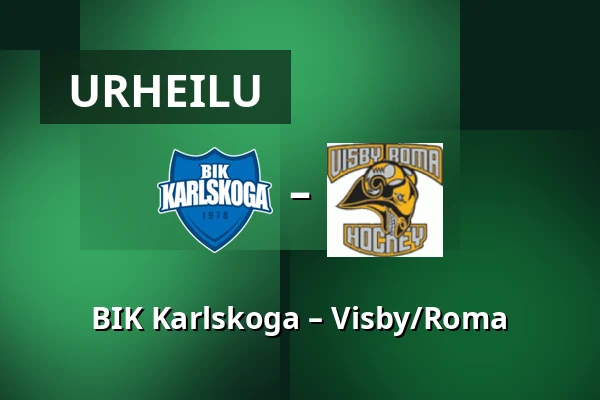 BIK Karlskoga – Visby/Roma — Karlskoga