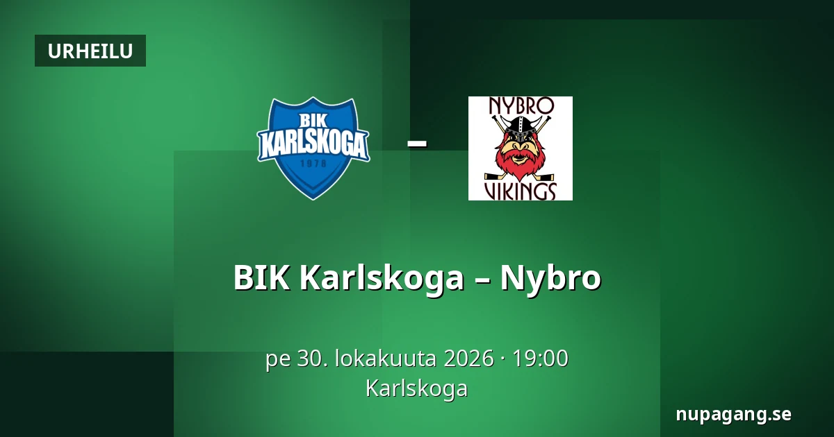 BIK Karlskoga – Nybro — Karlskoga
