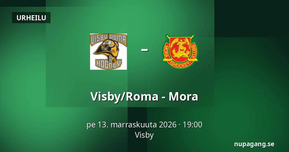 Visby/Roma – Mora — Visby