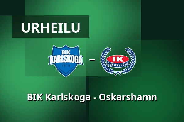 BIK Karlskoga – Oskarshamn — Karlskoga