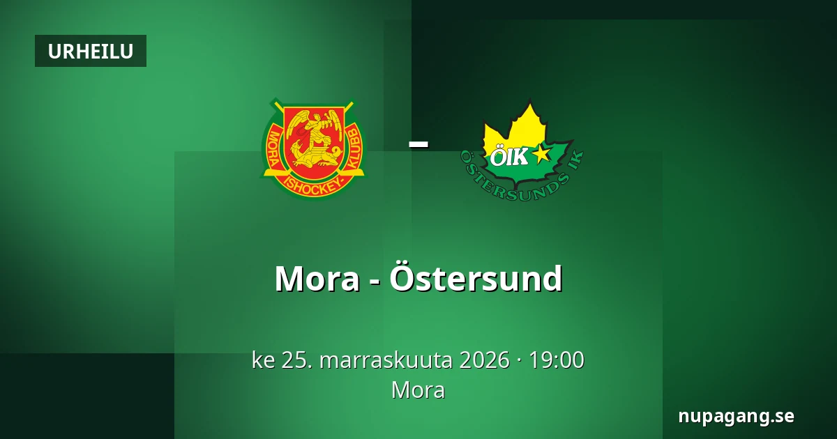 Mora – Ostersund — Mora