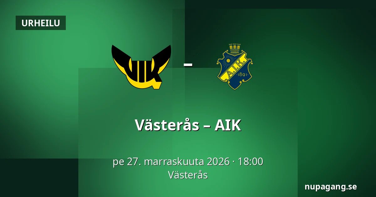 Vasteras – AIK — Västerås