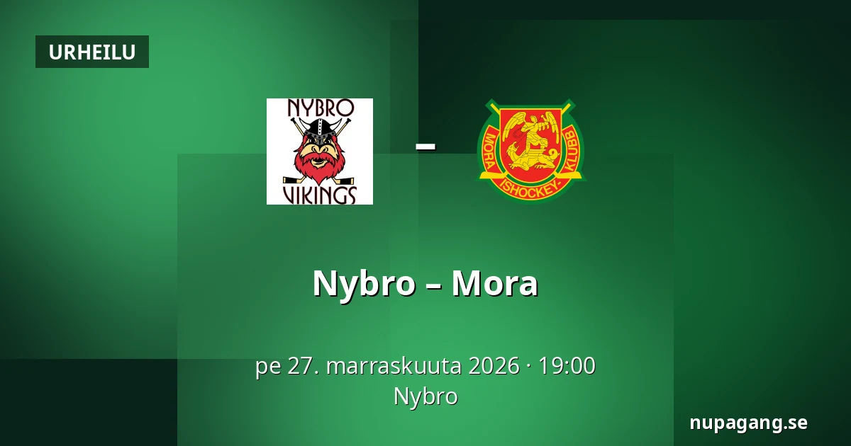 Nybro – Mora — Nybro