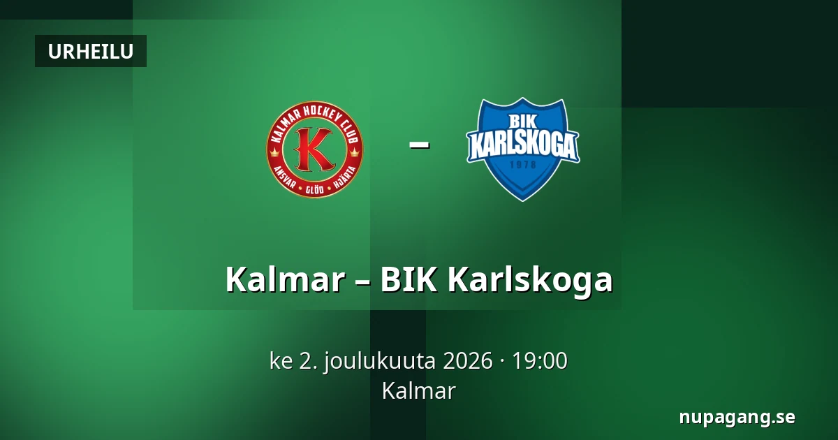 Kalmar – BIK Karlskoga — Kalmar