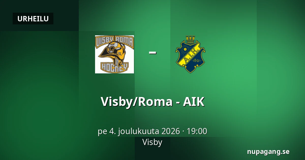 Visby/Roma – AIK — Visby