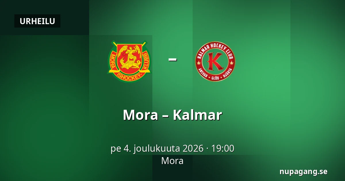 Mora – Kalmar — Mora