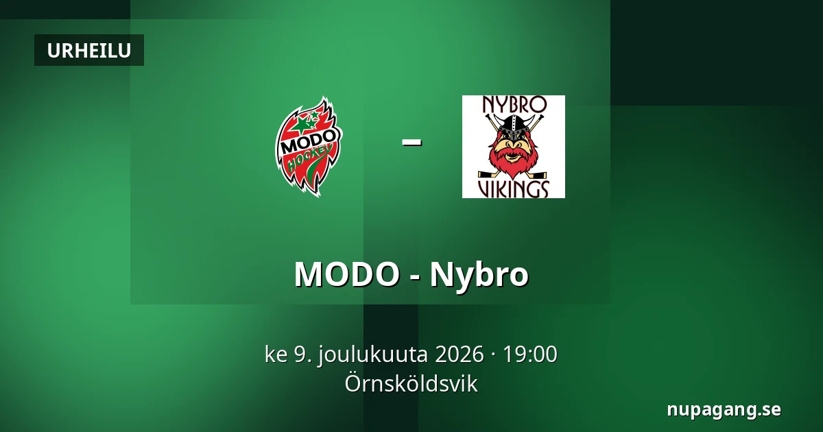 MODO – Nybro — Örnsköldsvik