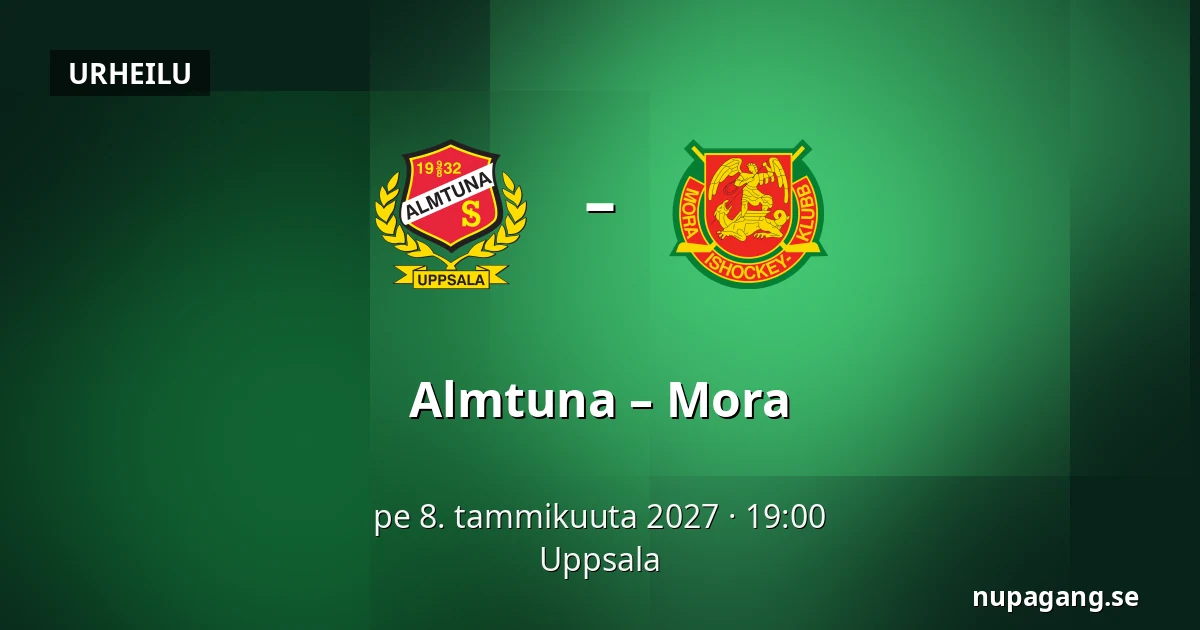 Almtuna – Mora — Uppsala