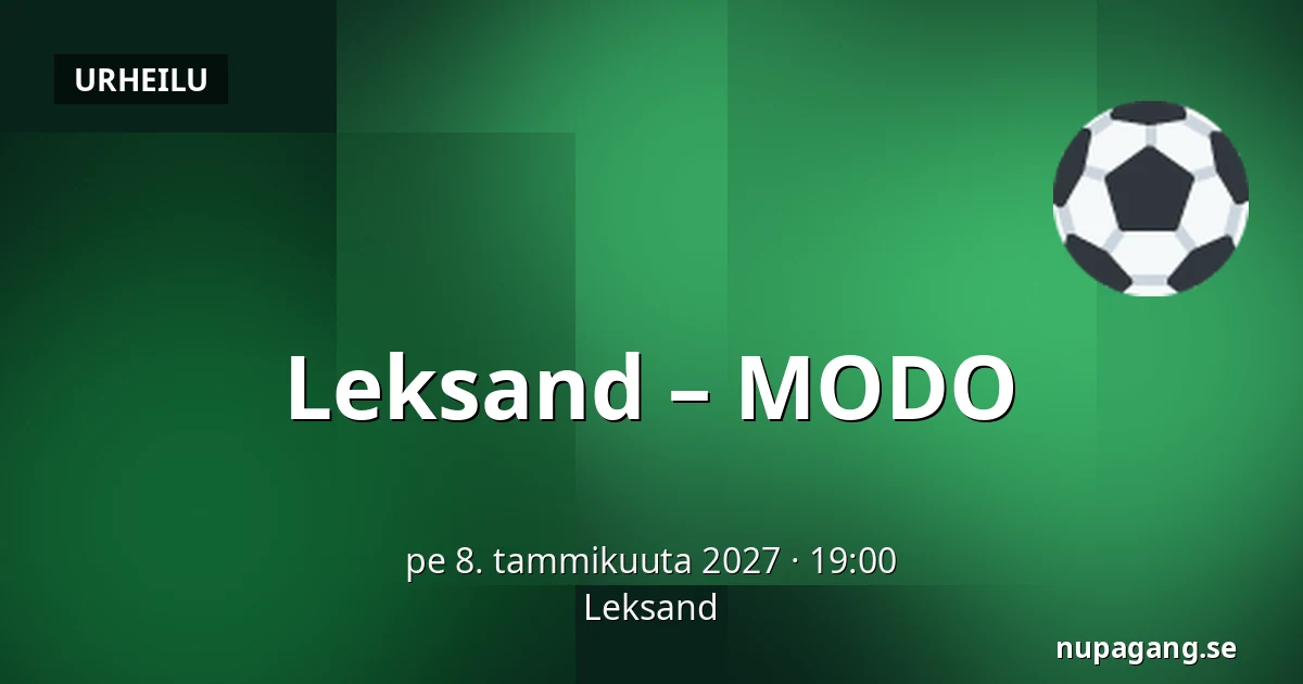 Leksand – MODO — Leksand