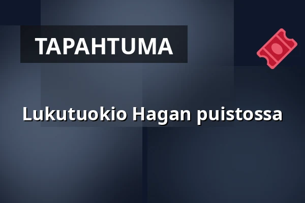 Lukutuokio Hagan puistossa — Haga Park, Solna