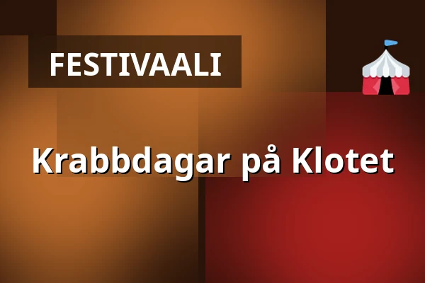 Krabbdagar på Klotet — Café Klotet, Tukholma