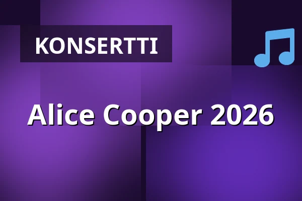 Alice Cooper 2026 — DALHALLA, Rättvik