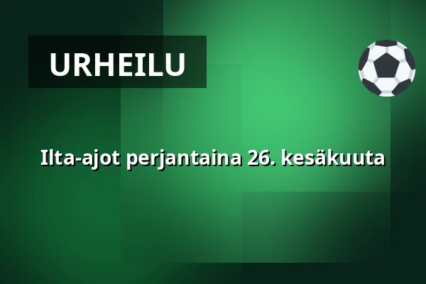 Ilta-ajot perjantaina 26. kesäkuuta — Årjängstravet, Årjäng