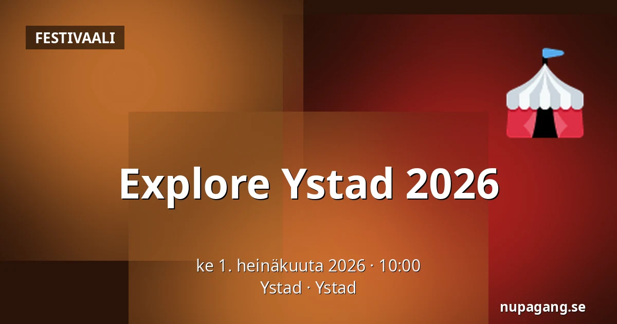 Explore Ystad 2026 — Ystad, Ystad